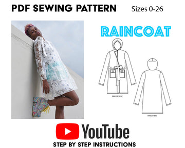 Raincoat Sewing Pattern PDF